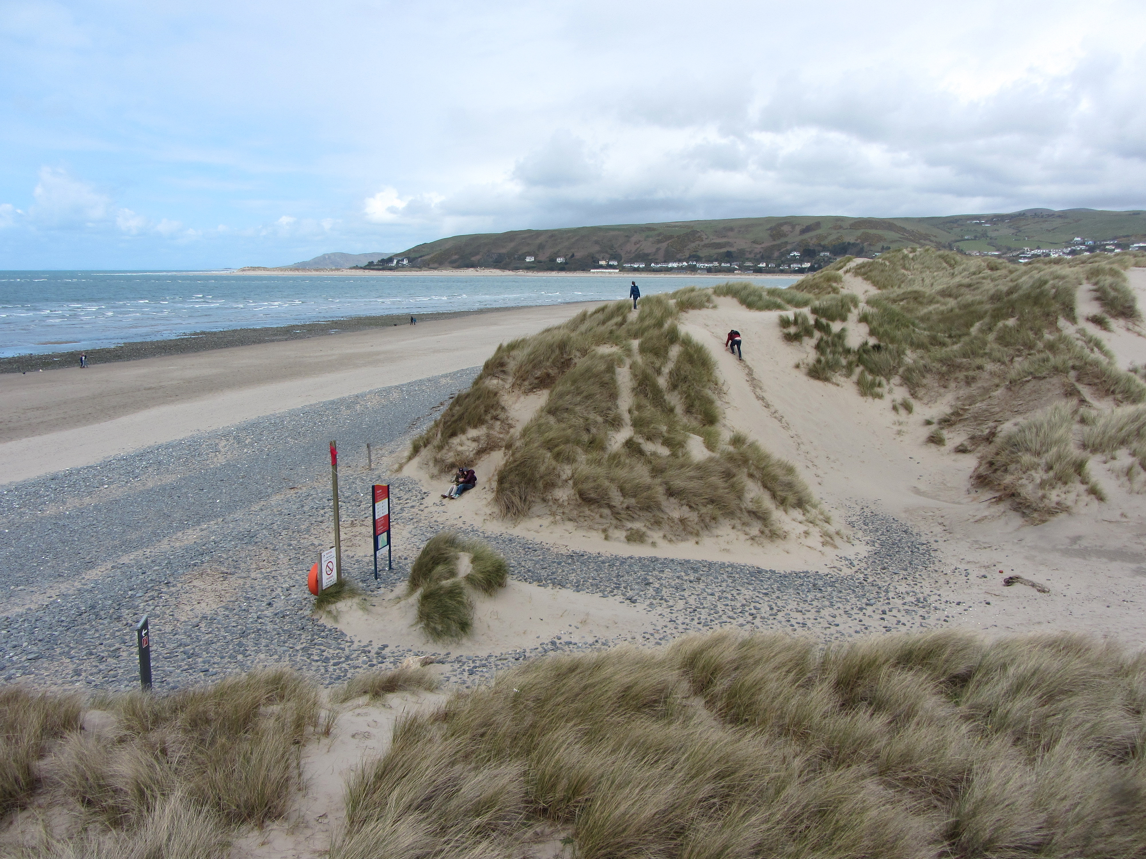 Ynyslas Beach and sand dunes
